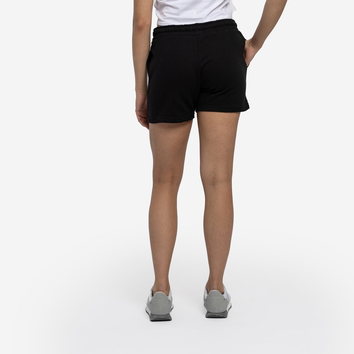 Black / Black Women's Umbro Diamond Jog Short Shorts | CA-82422