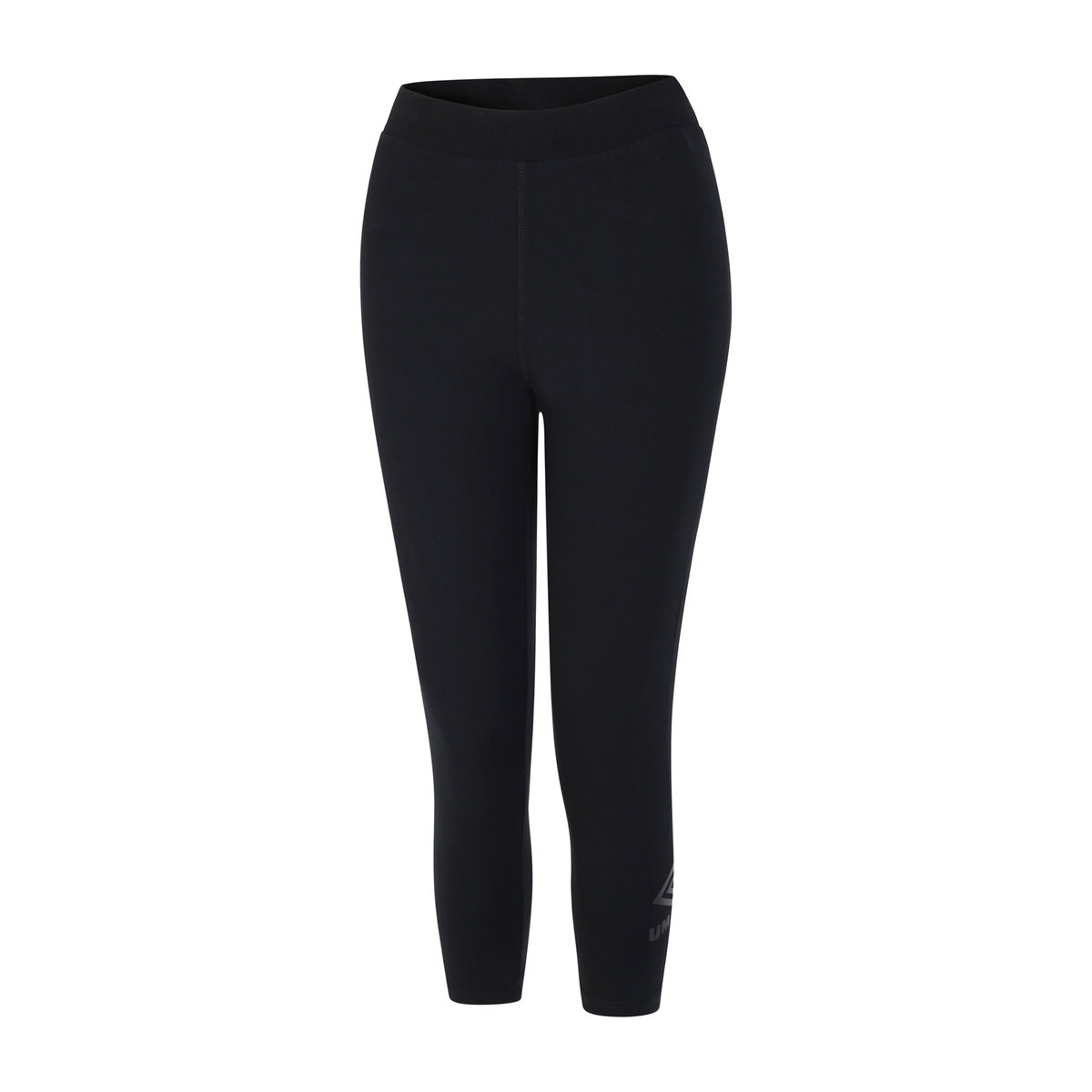 Black / Black Women's Umbro Diamond Style 3/4 Leggings Trousers | CA-26018