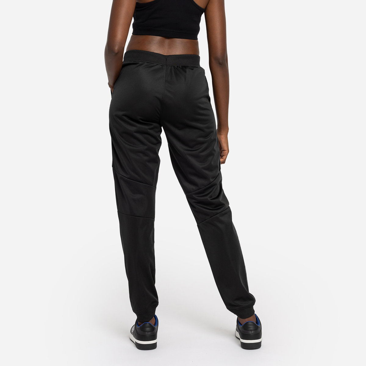 Black / Black Women's Umbro Diamond Taped Tricot Pant Trousers | CA-11702