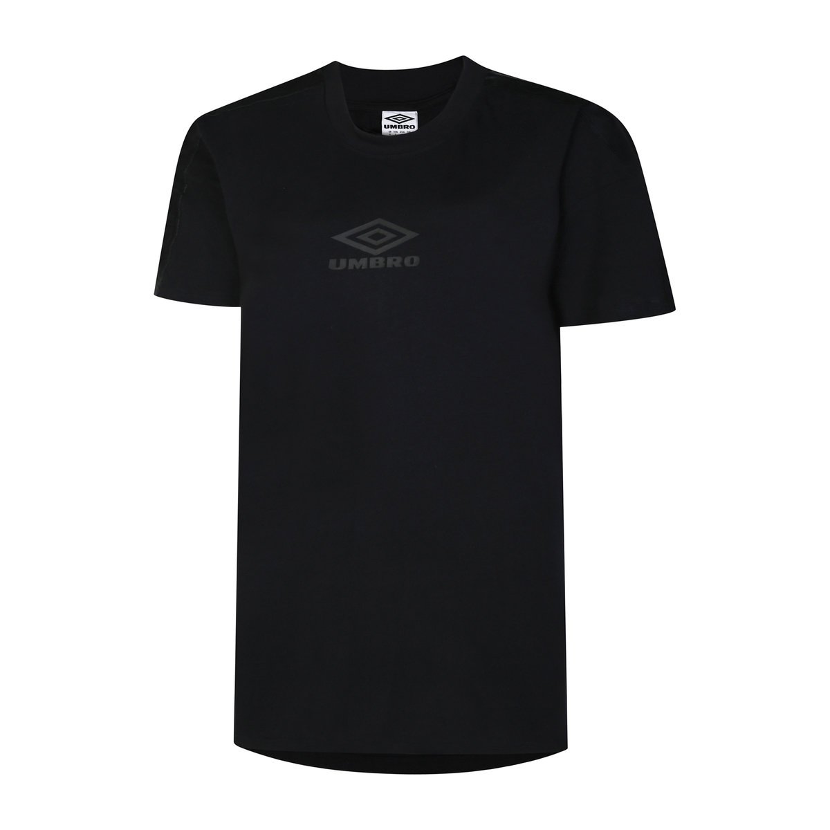 Black / Black Women's Umbro Diamond Taped Oversized Tee Dress T Shirts | CA-82193