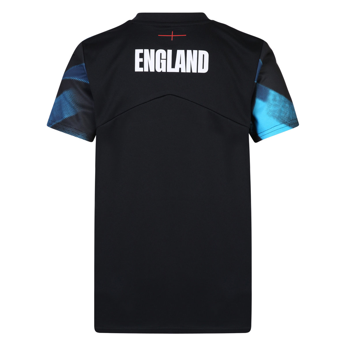 Black / Blue Umbro Teamwear - Umbro England Rugby Football 22/23 Warm Up Jersey Junior Jersey | CA-48166