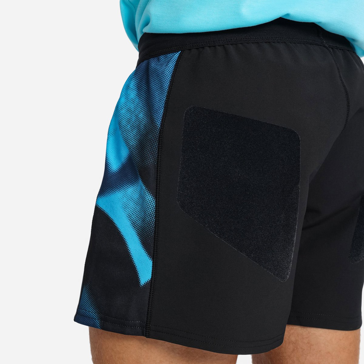 Black / Blue Umbro Teamwear - Umbro England Rugby Football 22/23 Training Short Shorts | CA-80814