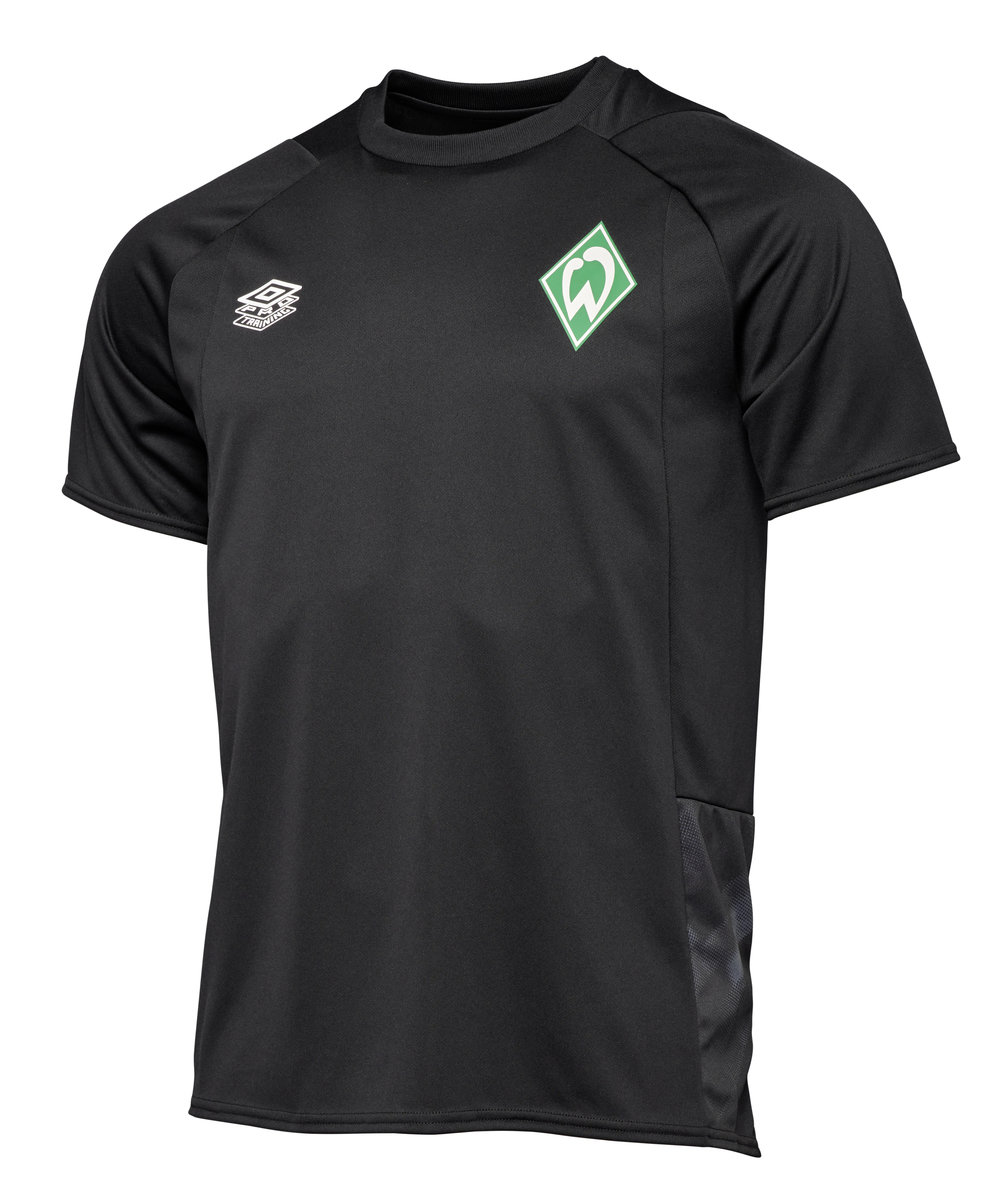 Black / Green / Navy Umbro Teamwear - Umbro Werder Bremen Football 22/23 Training Jersey Football Jersey | CA-16871