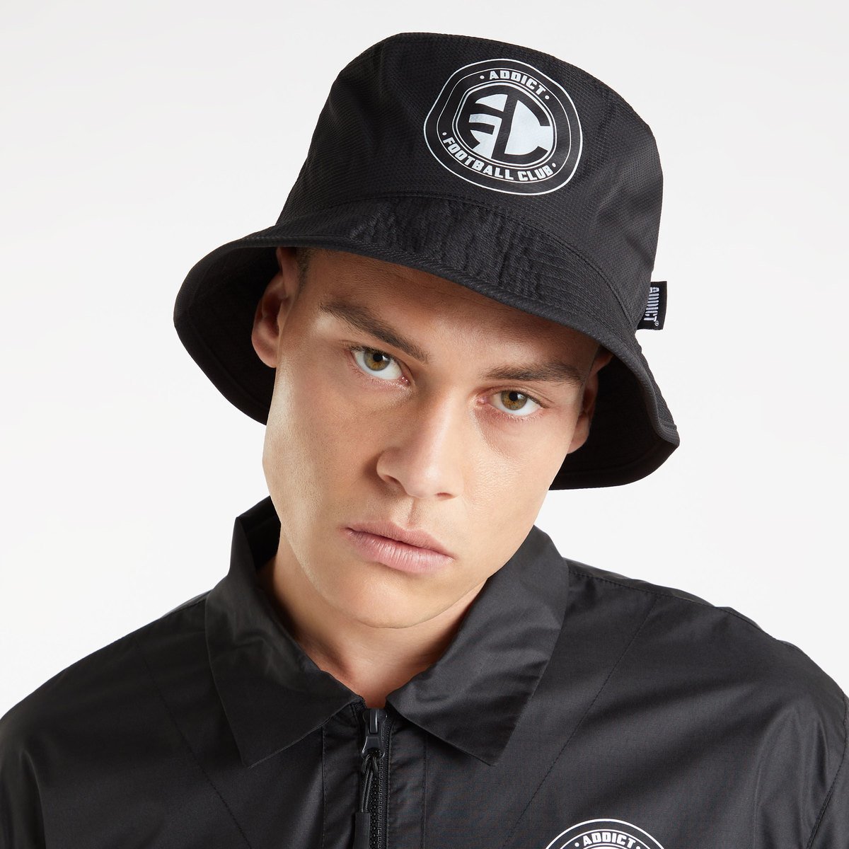 Black Men\'s Umbro Addict F.C Bucket Hat Hats | CA-87423