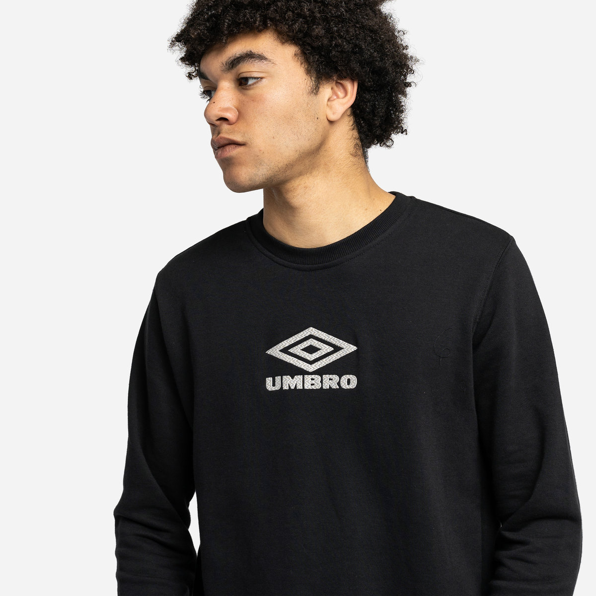 Black Men's Umbro Diamond Sweat Sweaters | CA-02596