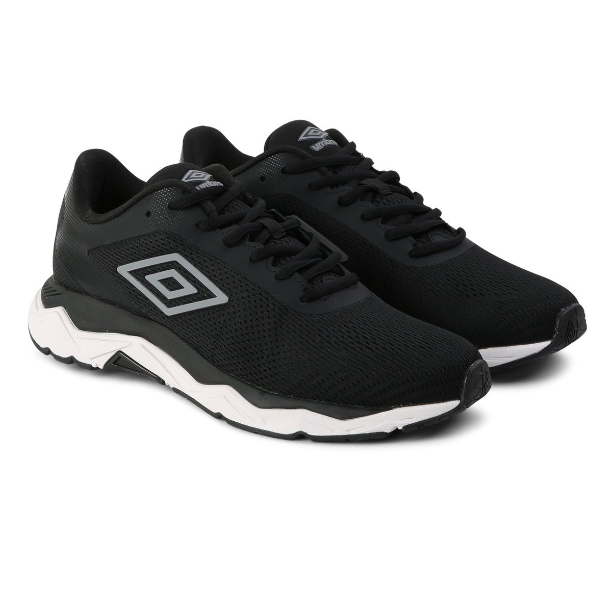 Black Men's Umbro Impulsa Ii Running Trainers | CA-83832