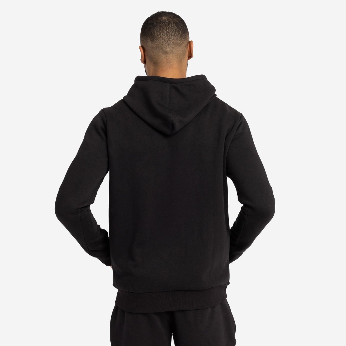 Black Men's Umbro Pro Fleece Elite Hooded Jacket Jackets | CA-37995