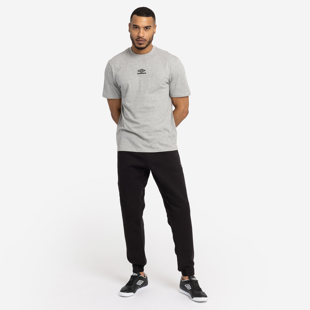 Black Men's Umbro Pro Fleece Elite Pant Trousers | CA-04580