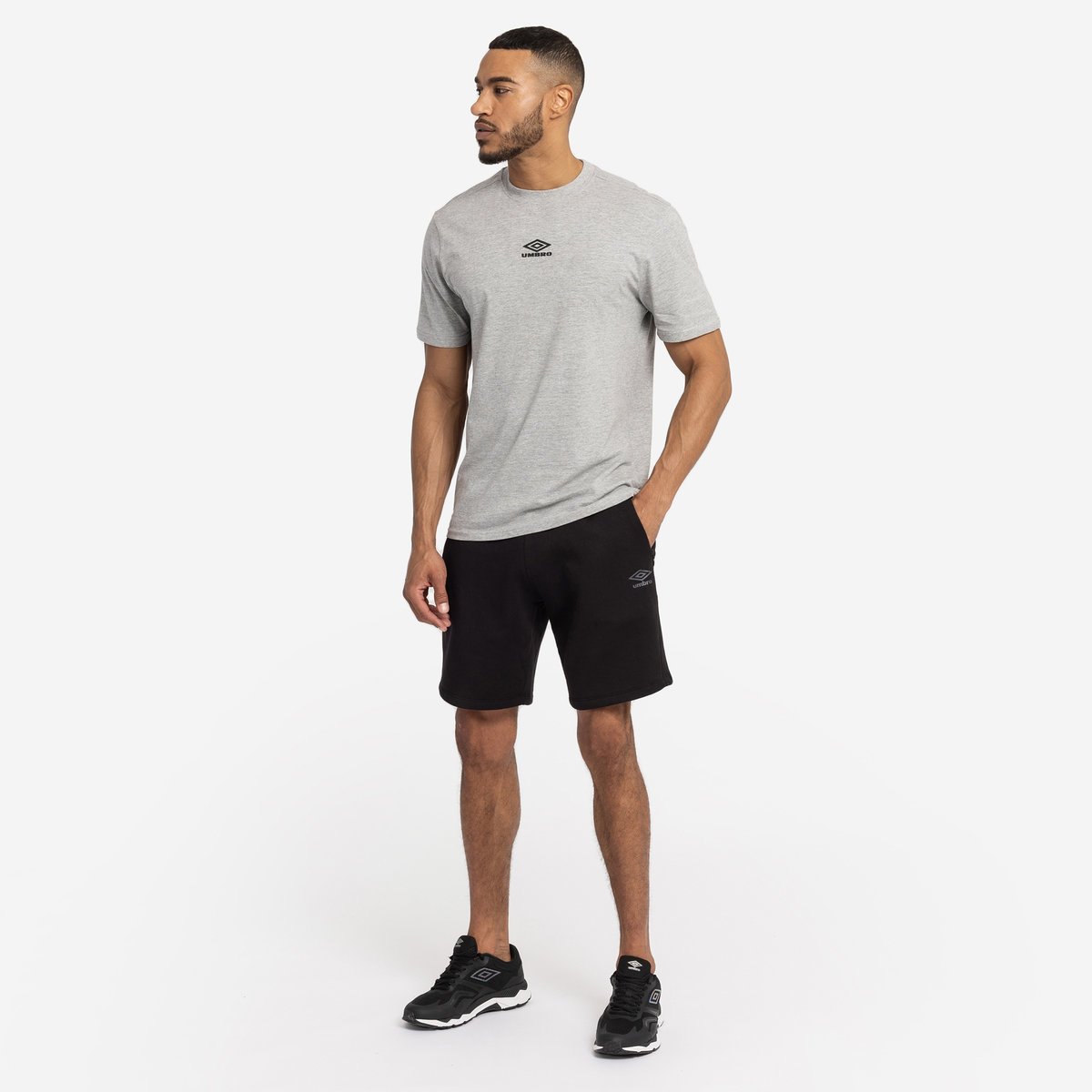 Black Men's Umbro Pro Fleece Elite Short Shorts | CA-36188