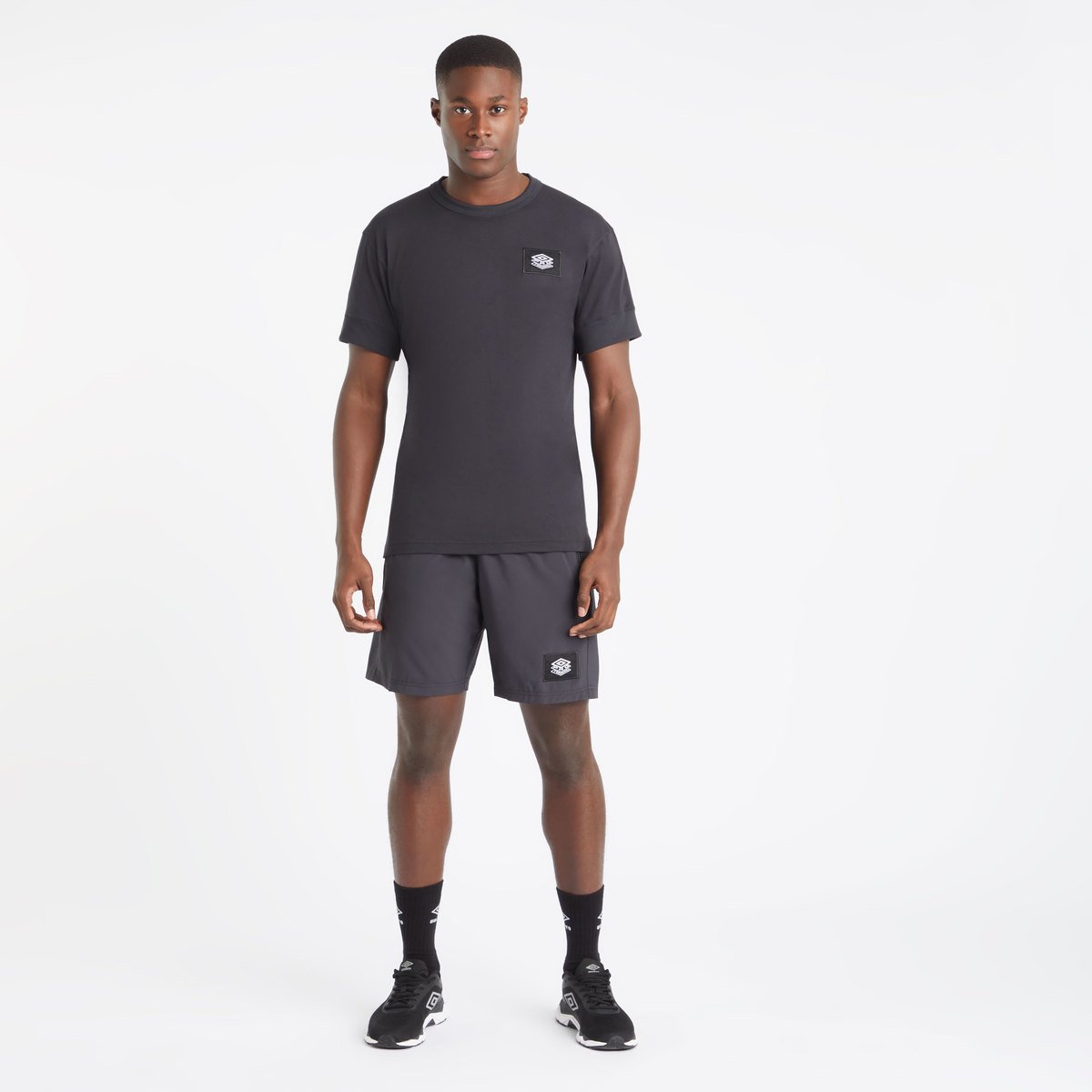 Black Men's Umbro Pro Training CVC Tee T Shirts | CA-74283