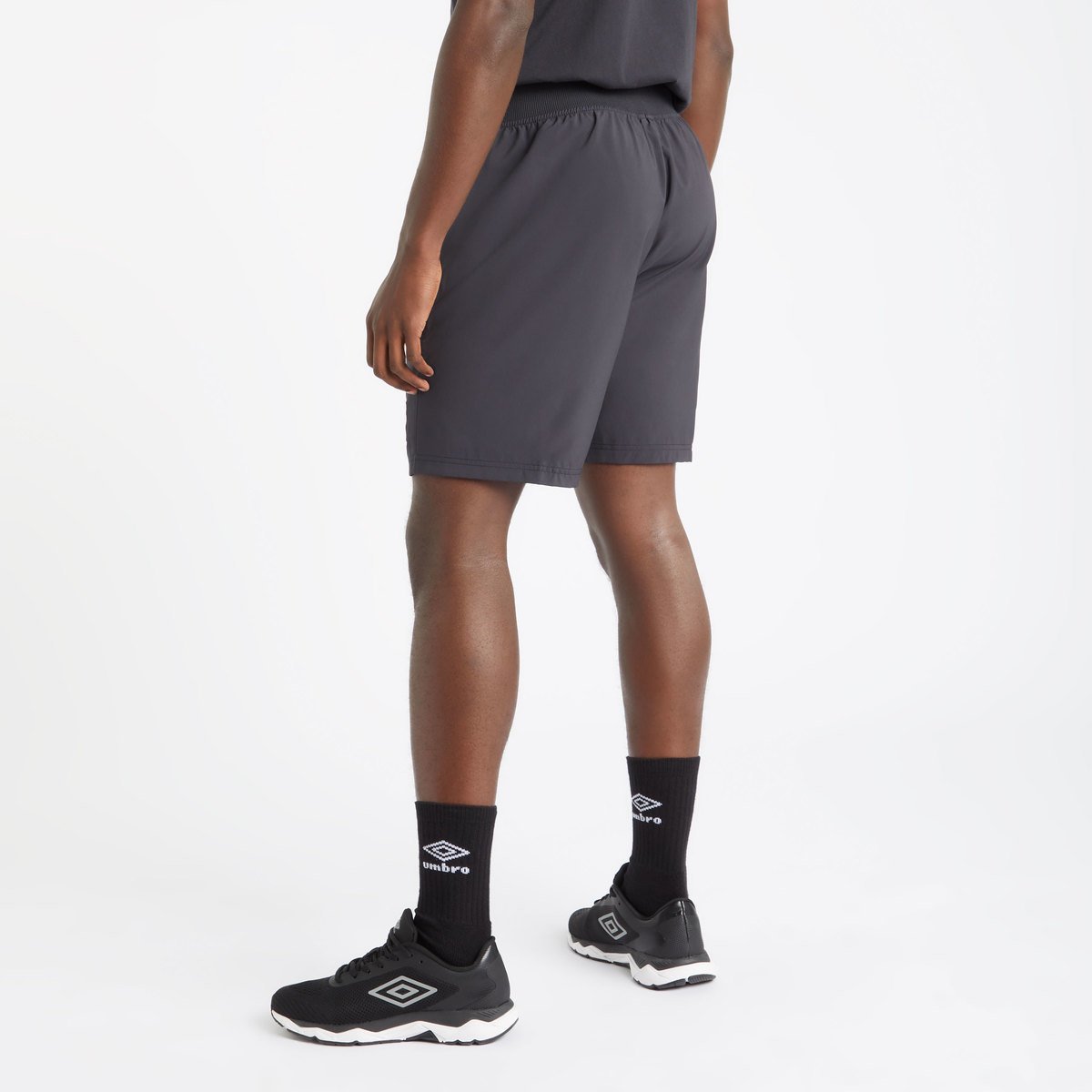 Black Men's Umbro Pro Training Presentation Short Shorts | CA-32118