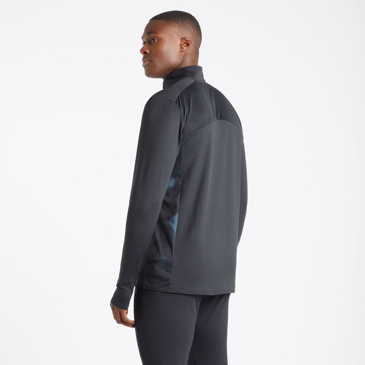 Black Men's Umbro Pro Training Quarter Zip Top Tops | CA-00945