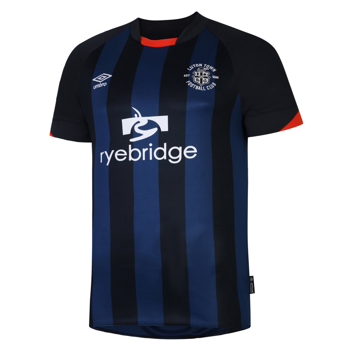 Black / Navy Umbro Teamwear - Umbro Luton Town Football 22/23 Third Jersey Football Jersey | CA-05810