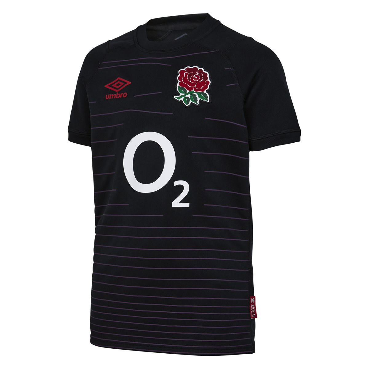 Black / Red Umbro Teamwear - Umbro England Rugby Football 22/23 Alternate Replica Jersey Junior Jersey | CA-00468