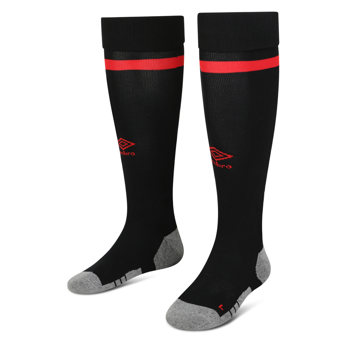 Black / Red Umbro Teamwear - Umbro England Rugby Football 22/23 Alternate Sock Socks | CA-03136