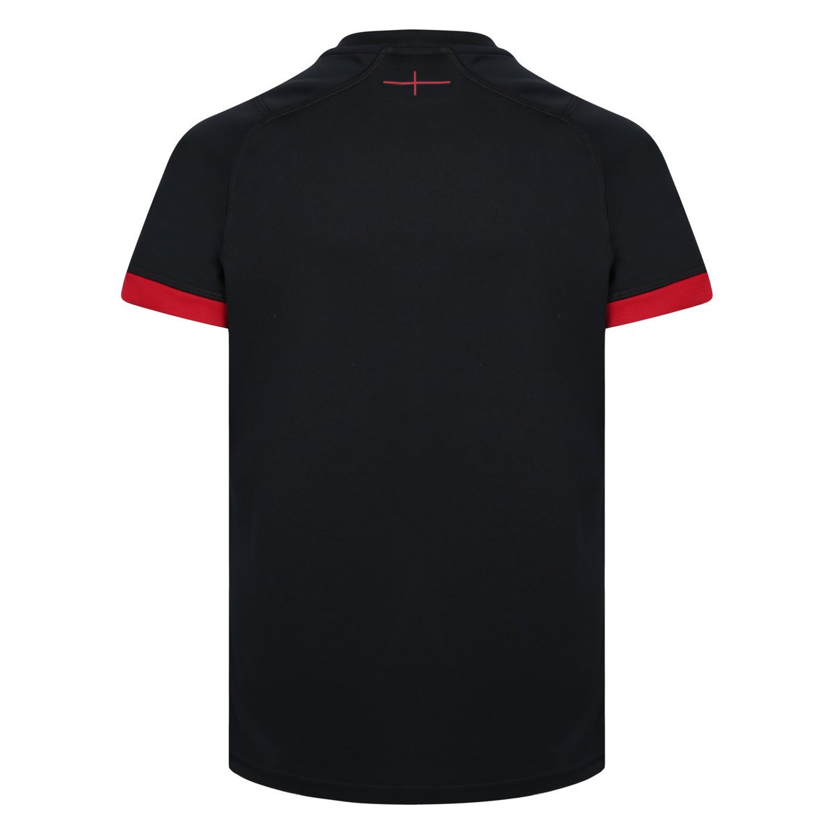 Black / Red Umbro Teamwear - Umbro England Rugby Football 22/23 7S Alternate Replica Jersey Junior Shorts | CA-47786