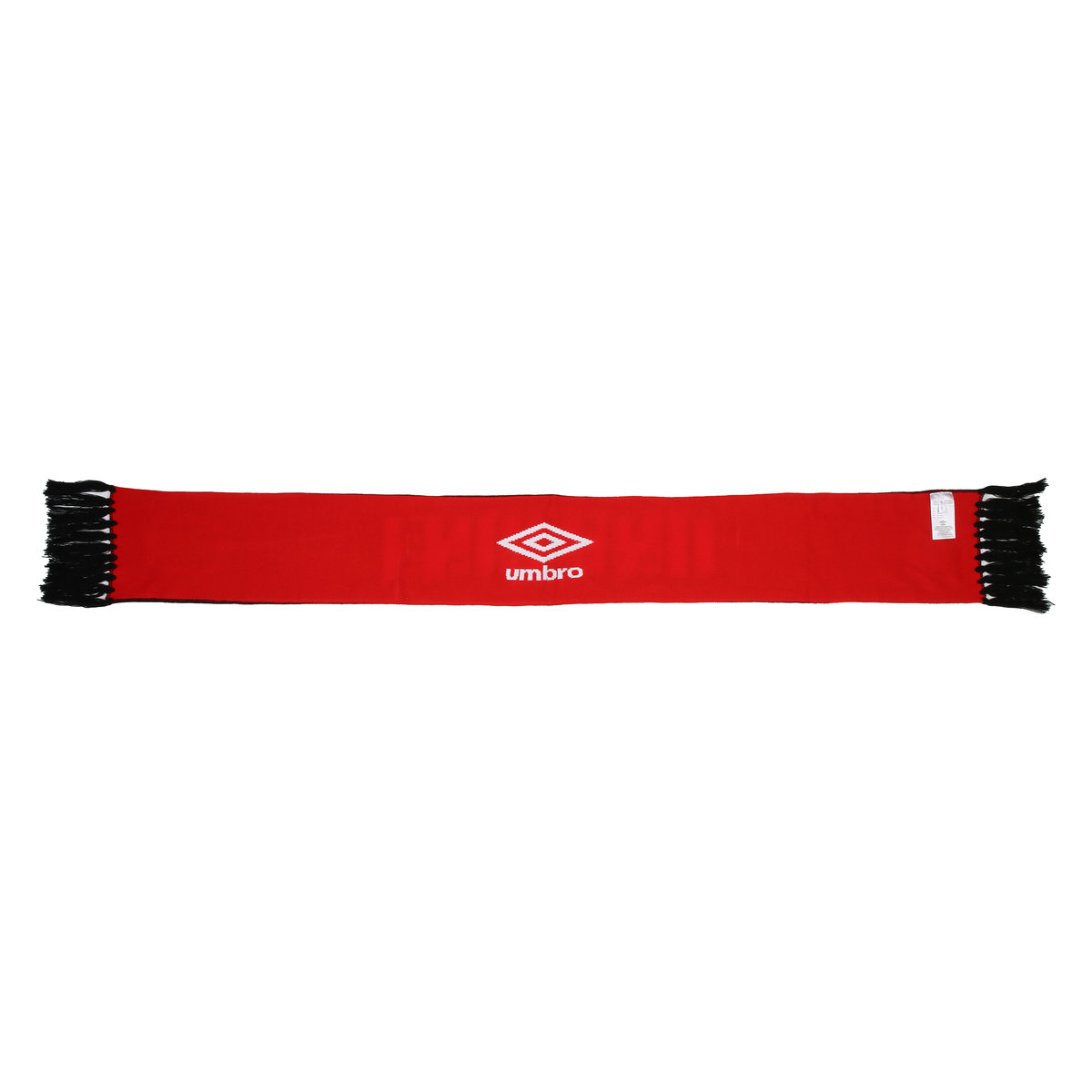 Black / Red Umbro Teamwear - Umbro England Rugby Football 22/23 Scarf Scarves | CA-57392