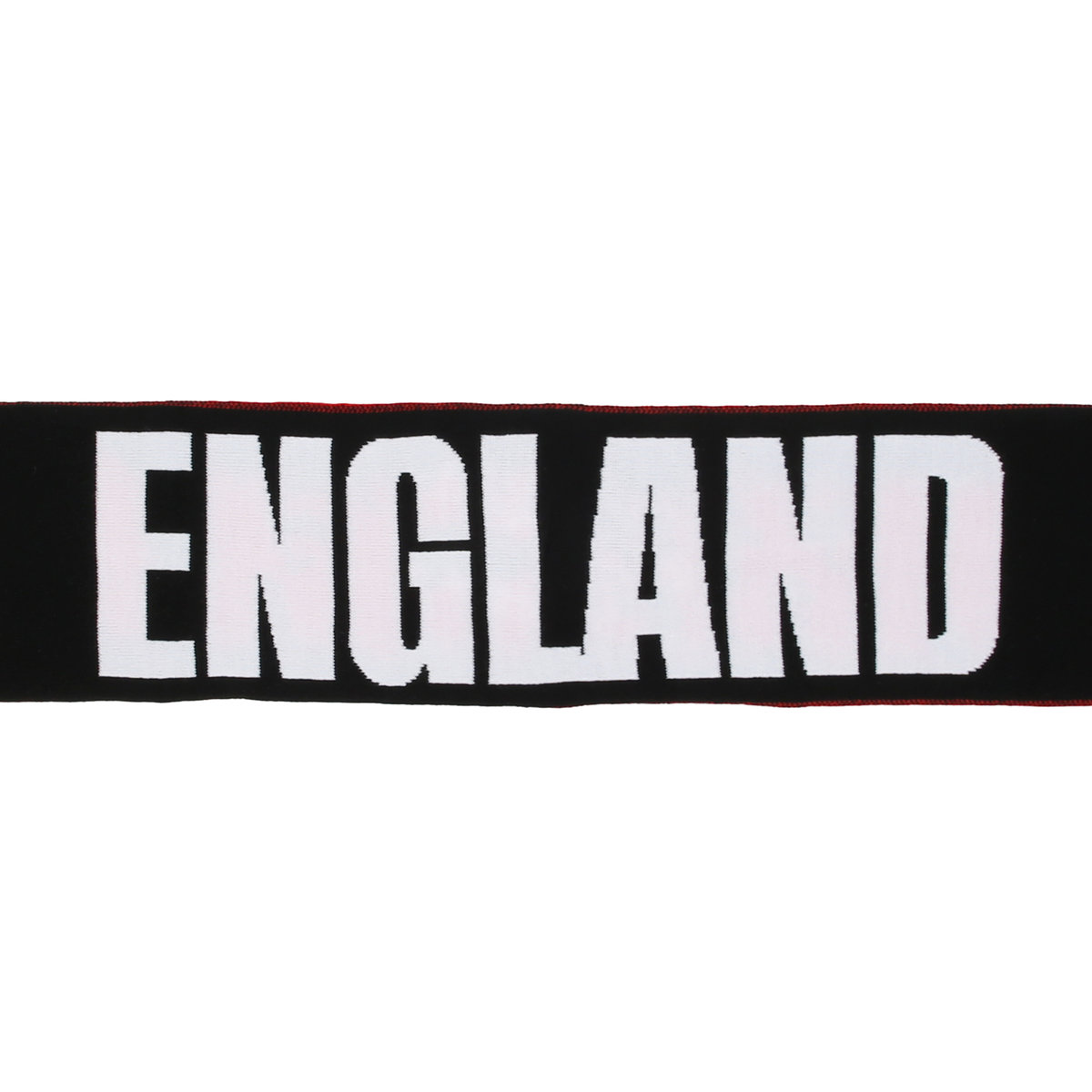 Black / Red Umbro Teamwear - Umbro England Rugby Football 22/23 Scarf Scarves | CA-57392