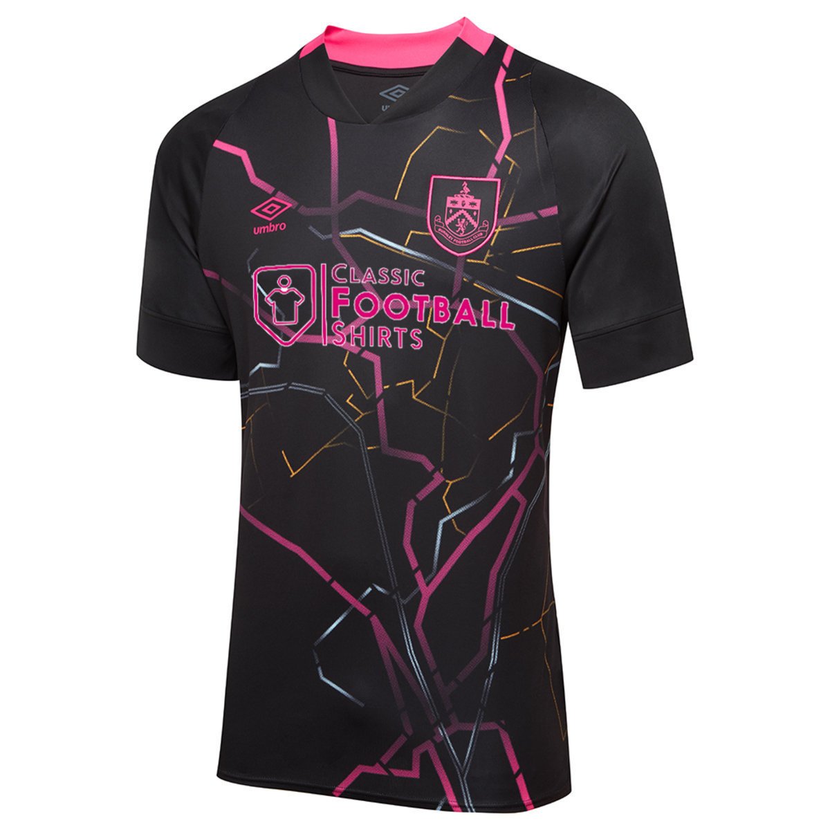 Black / Rose Umbro Teamwear - Umbro Burnley FC Football 22/23 Third Jersey Junior Jersey | CA-95444