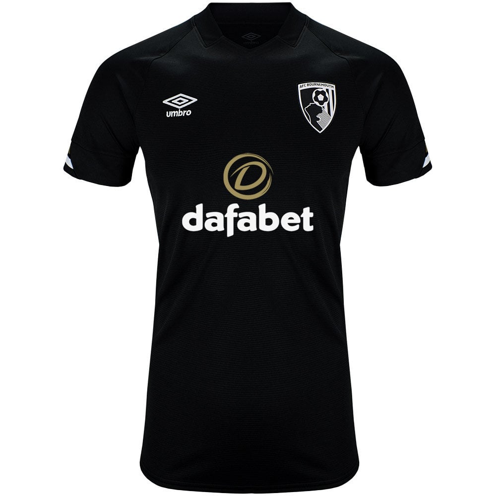 Black Umbro Teamwear - Umbro AFC Bournemouth Football 22/23 Third Jersey Football Jersey | CA-66453