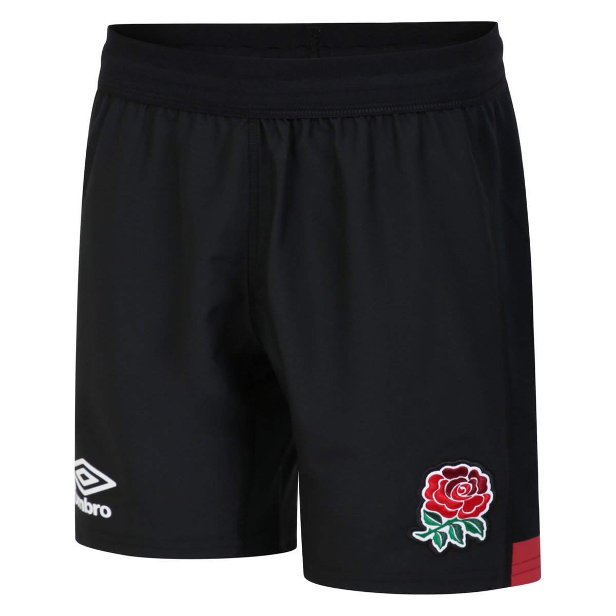 Black Umbro Teamwear - Umbro England Rugby Football 22/23 7S Alternate Replica Short Junior Shorts | CA-92530