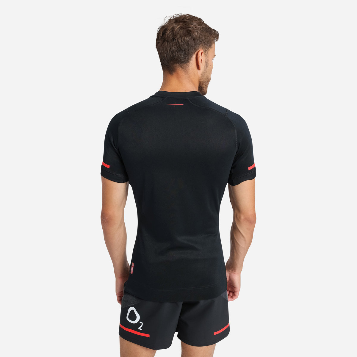 Black Umbro Teamwear - Umbro England Rugby Football 22/23 Alternate Pro Jersey Jersey | CA-78400