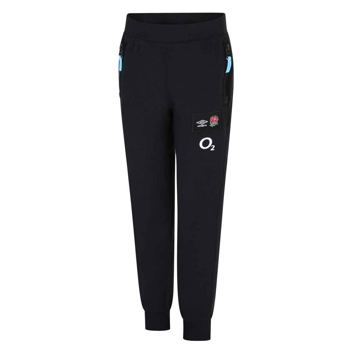 Black Umbro Teamwear - Umbro England Rugby Football 22/23 Knit Pant Junior Trousers | CA-79488