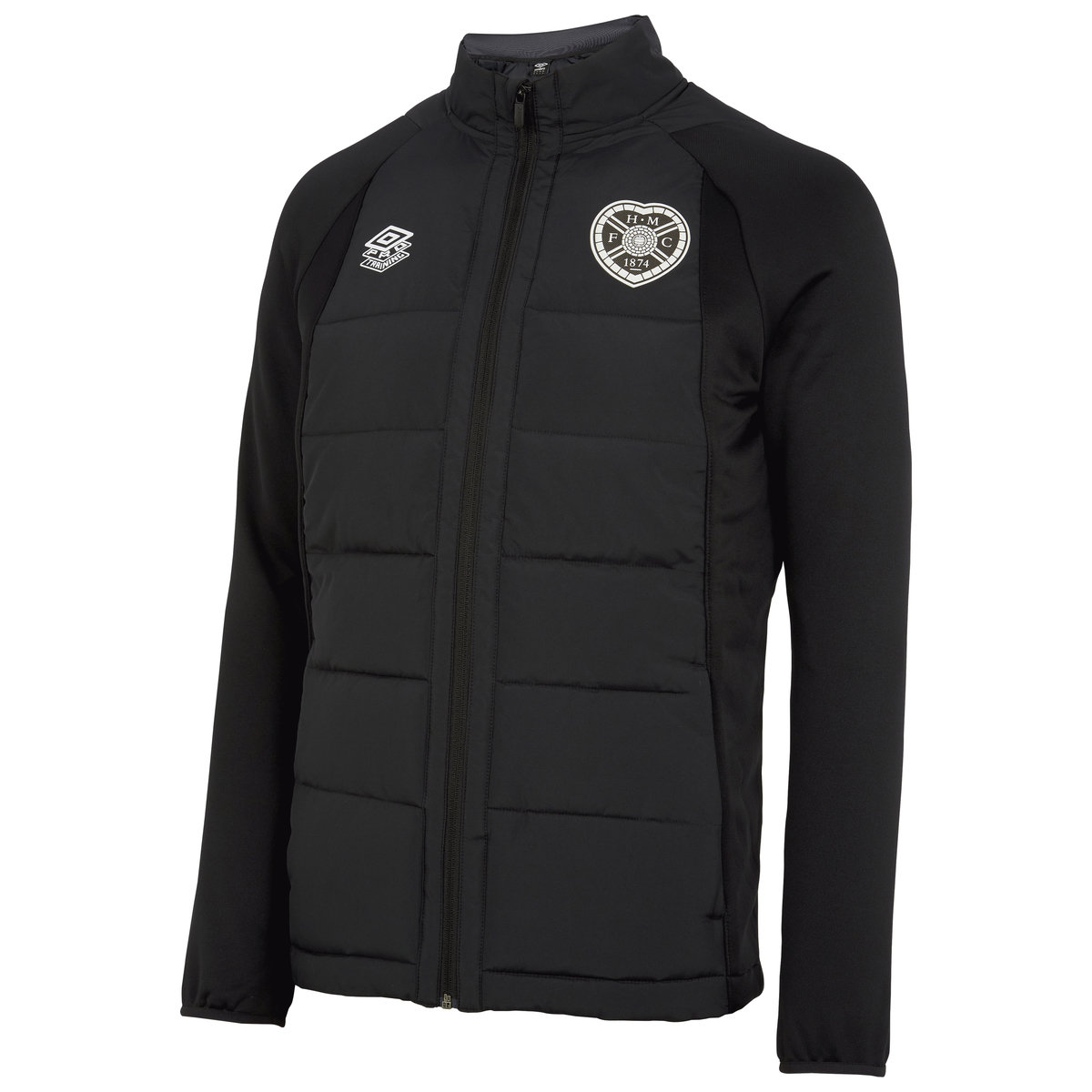 Black Umbro Football Heart Of Midlothian F.c. 22/23 Thermal Jacket Jackets | CA-04159