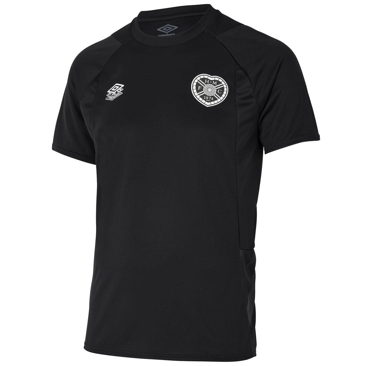 Black Umbro Football Heart Of Midlothian F.c. 22/23 Training Jersey Jersey | CA-27578