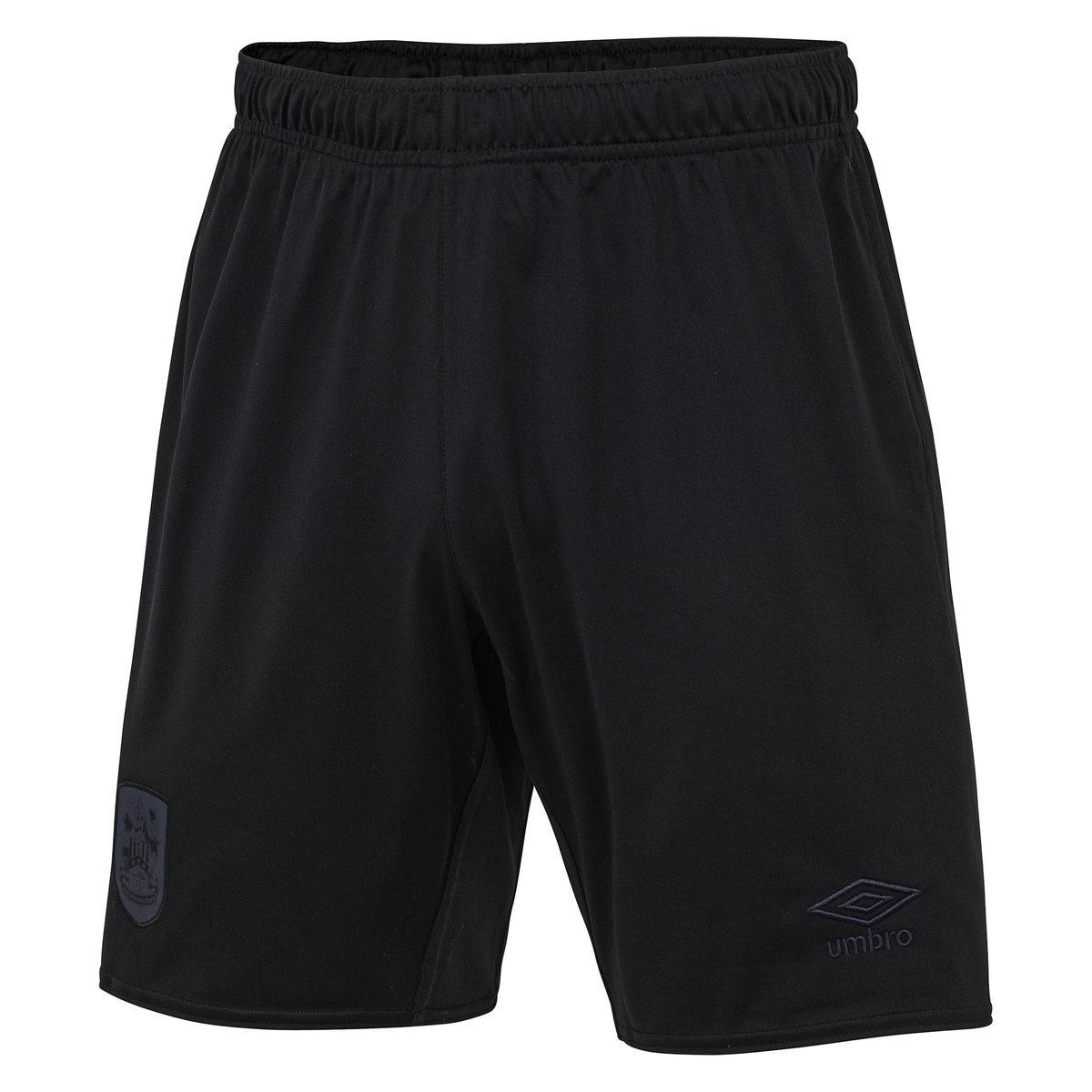 Black Umbro Teamwear - Umbro Huddersfield Town Football 22/23 Away Short Shorts | CA-29739