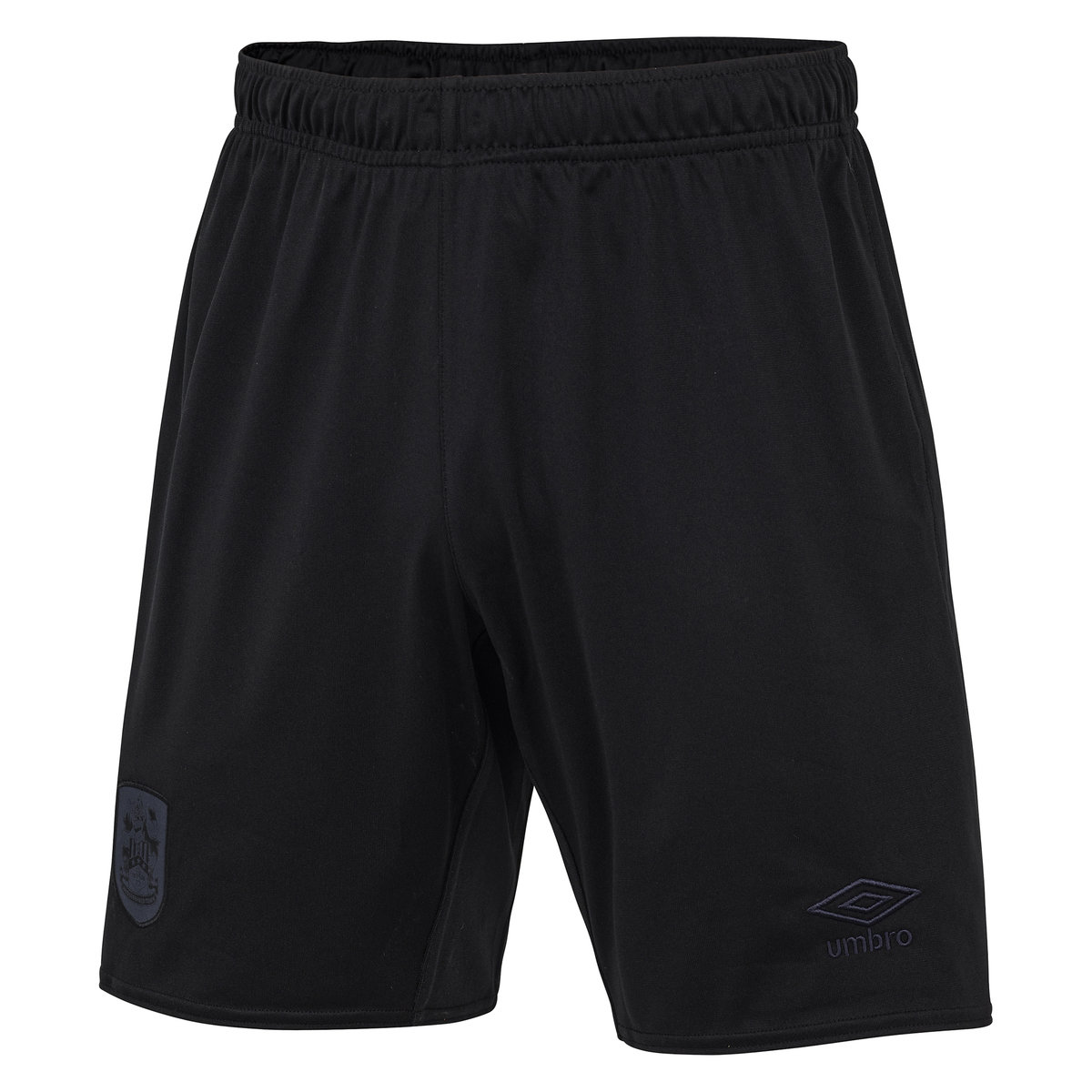 Black Umbro Teamwear - Umbro Huddersfield Town Football 22/23 Away Short Junior Shorts | CA-38895