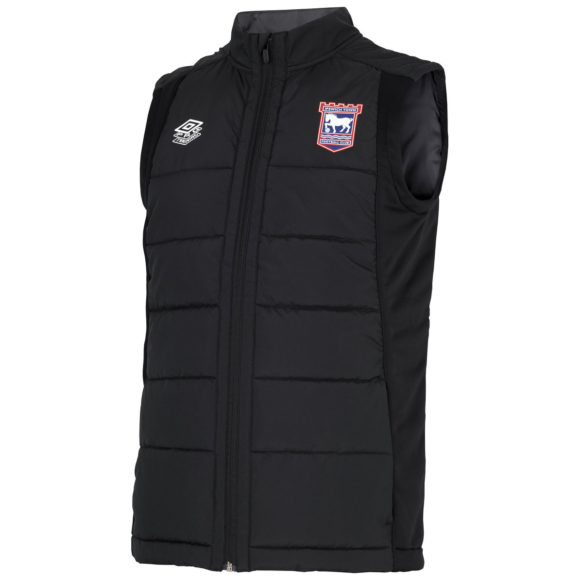 Black Umbro Football Ipswich Town 22/23 Gilet Jackets | CA-85398