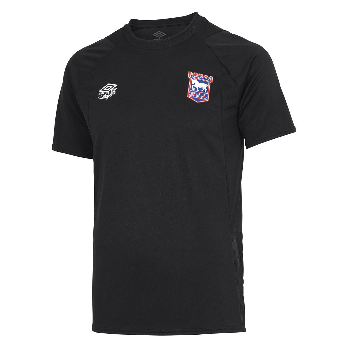 Black Umbro Football Ipswich Town 22/23 Training Jersey Junior Jersey | CA-94993