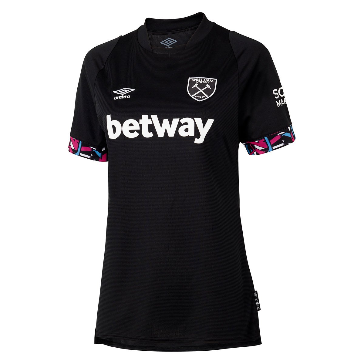 Black Umbro Football West Ham Utd 22/23 Away Jersey Jersey | CA-46963