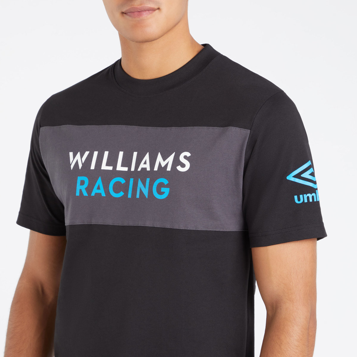 Black Umbro Football Williams Intertia Crew Tee T Shirts | CA-93684