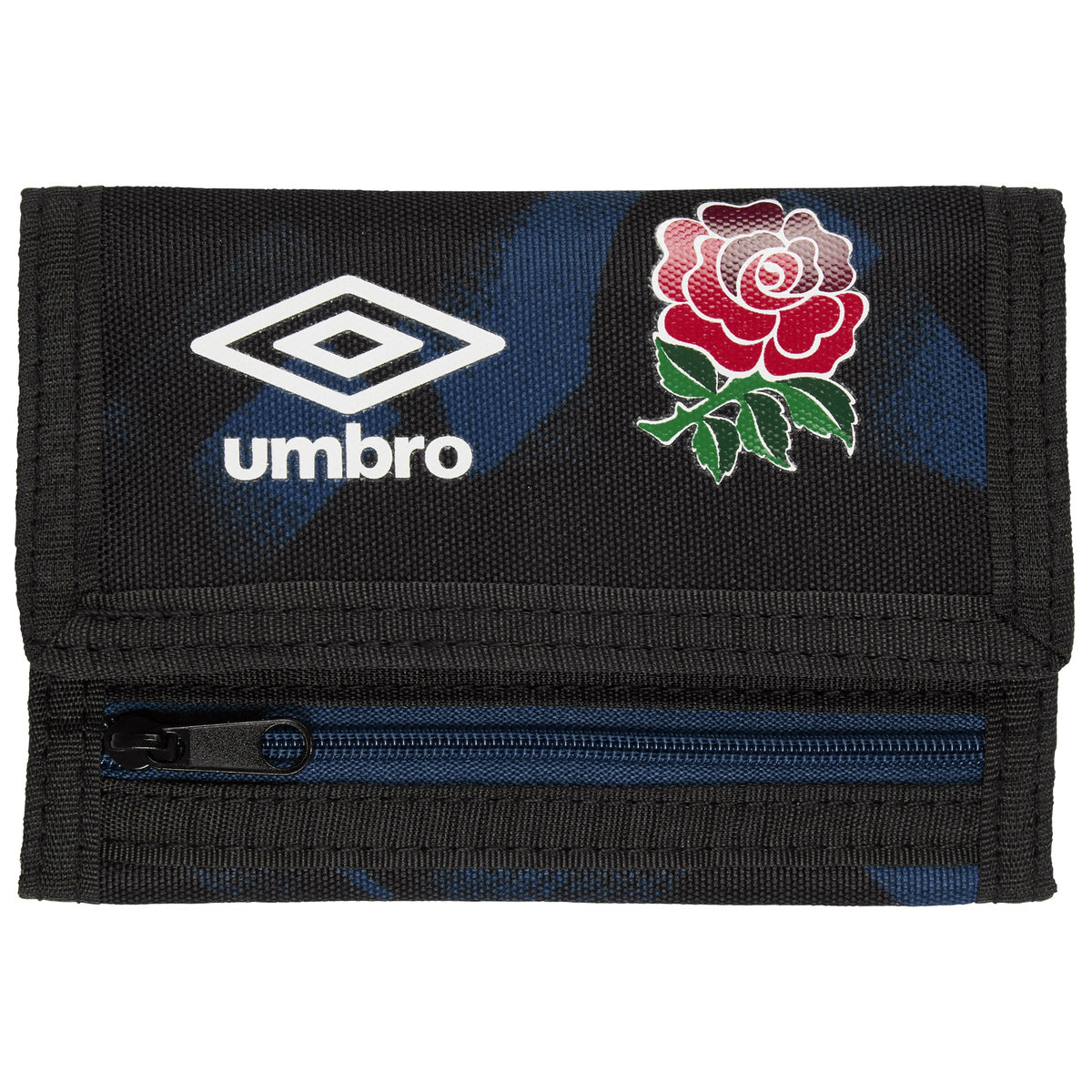 Black / White / Blue Umbro Teamwear - Umbro England Rugby Football 22/23 Team Training Wallet Rugby | CA-60301