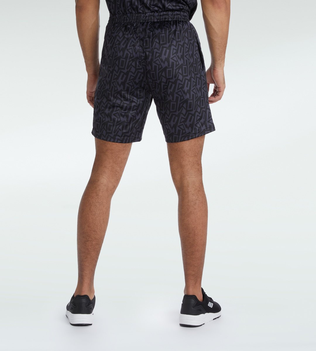 Black / White Men's Umbro Graffiti Shorts Shorts | CA-21654