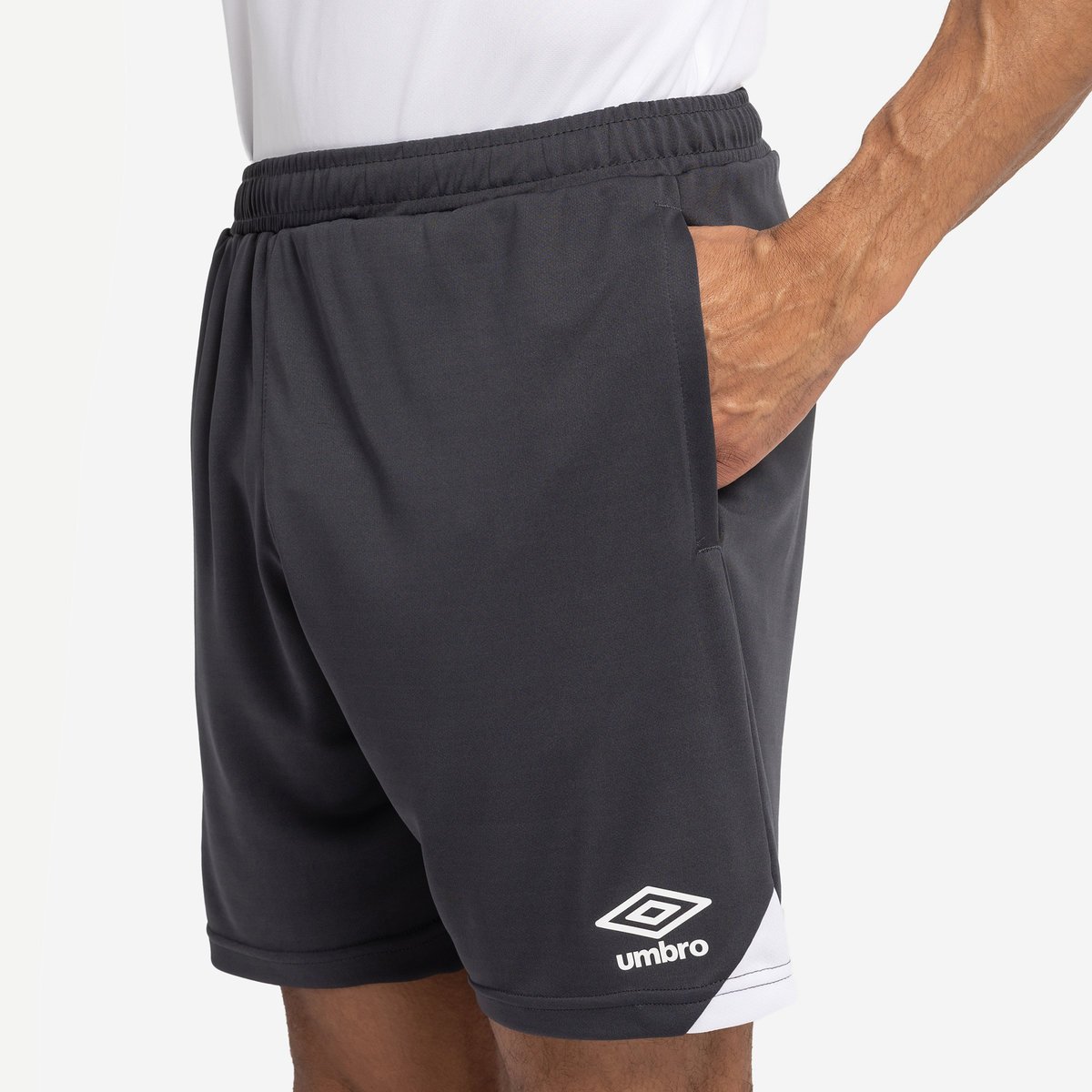 Black / White Men's Umbro Total Training Short Shorts | CA-13636