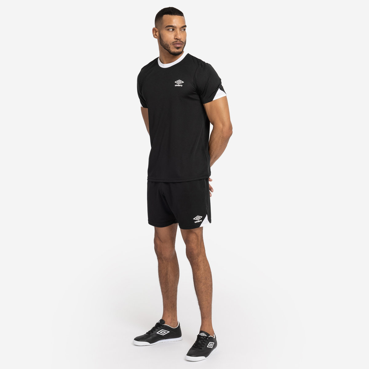 Black / White Men's Umbro Total Training Jersey Jersey | CA-47819