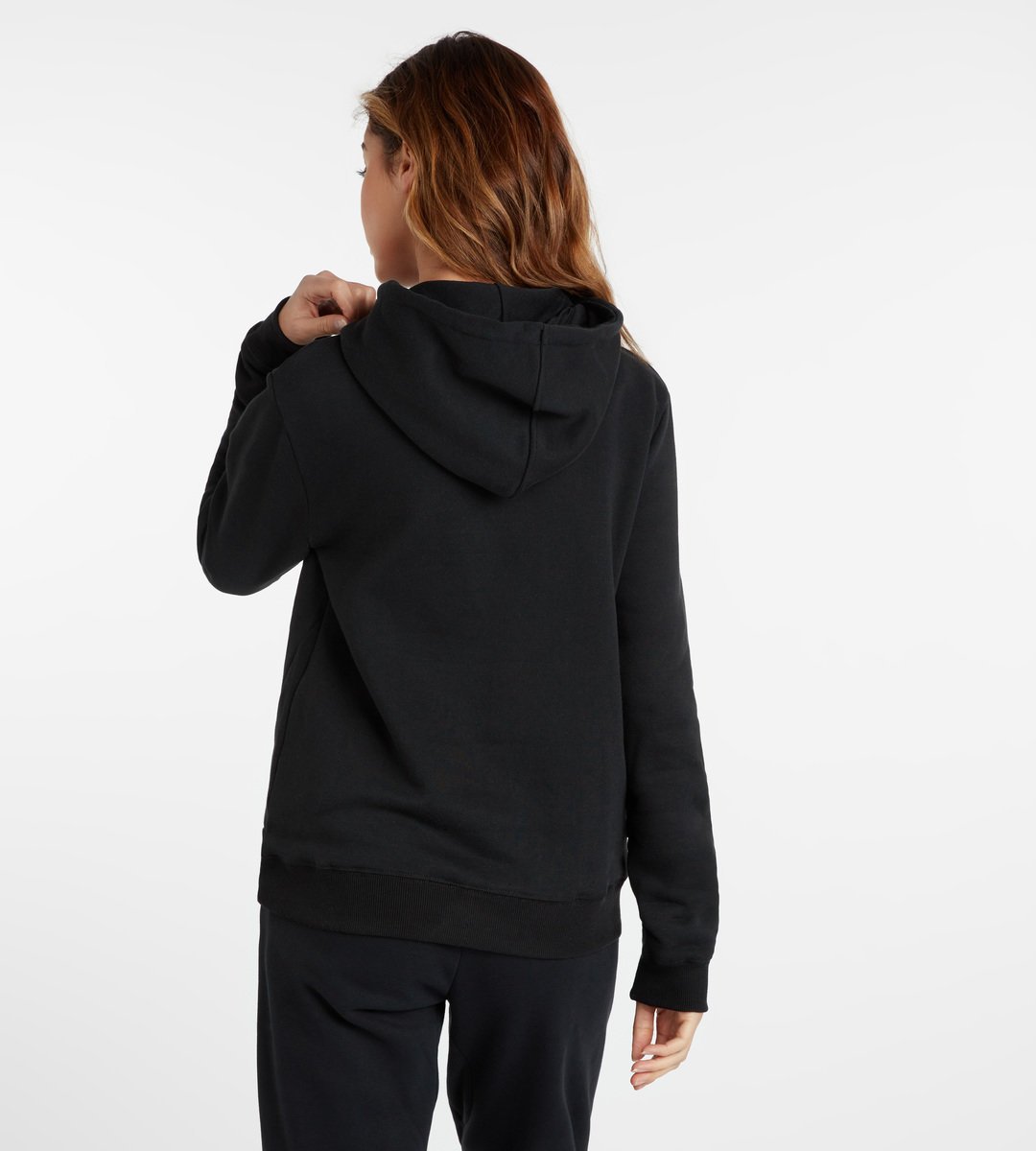 Black / White Women's Umbro Club Leisure Hoody Hoodies | CA-90123