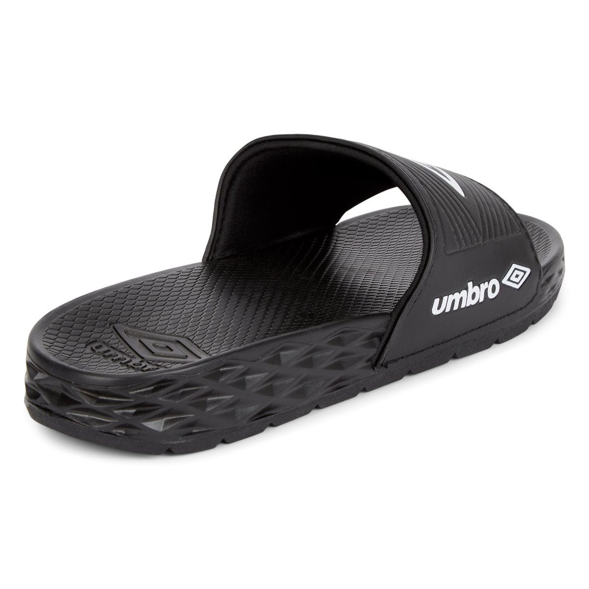 Black / White Women's Umbro Equipe Recovery Slides Sliders | CA-72545