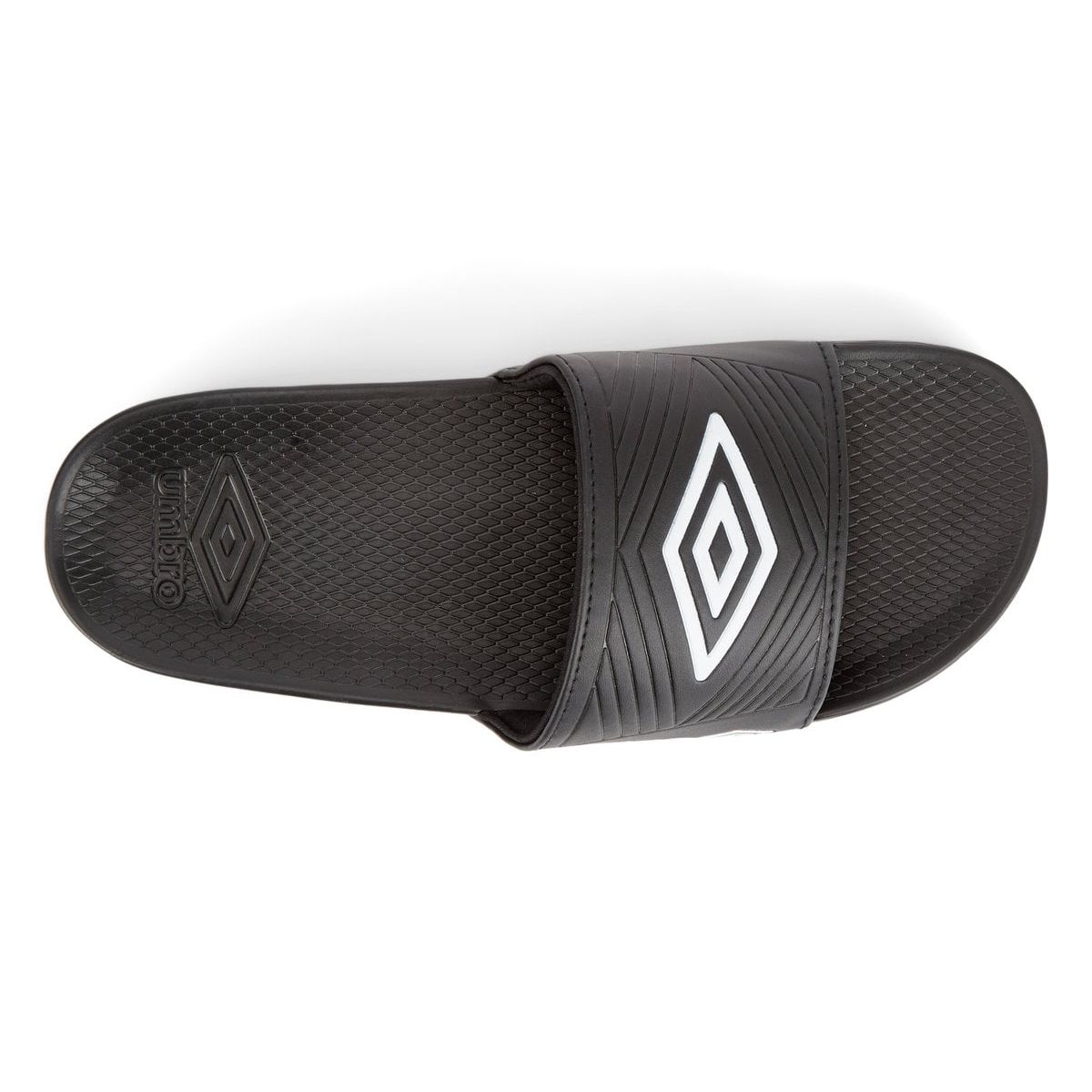 Black / White Women's Umbro Equipe Recovery Slides Sliders | CA-72545