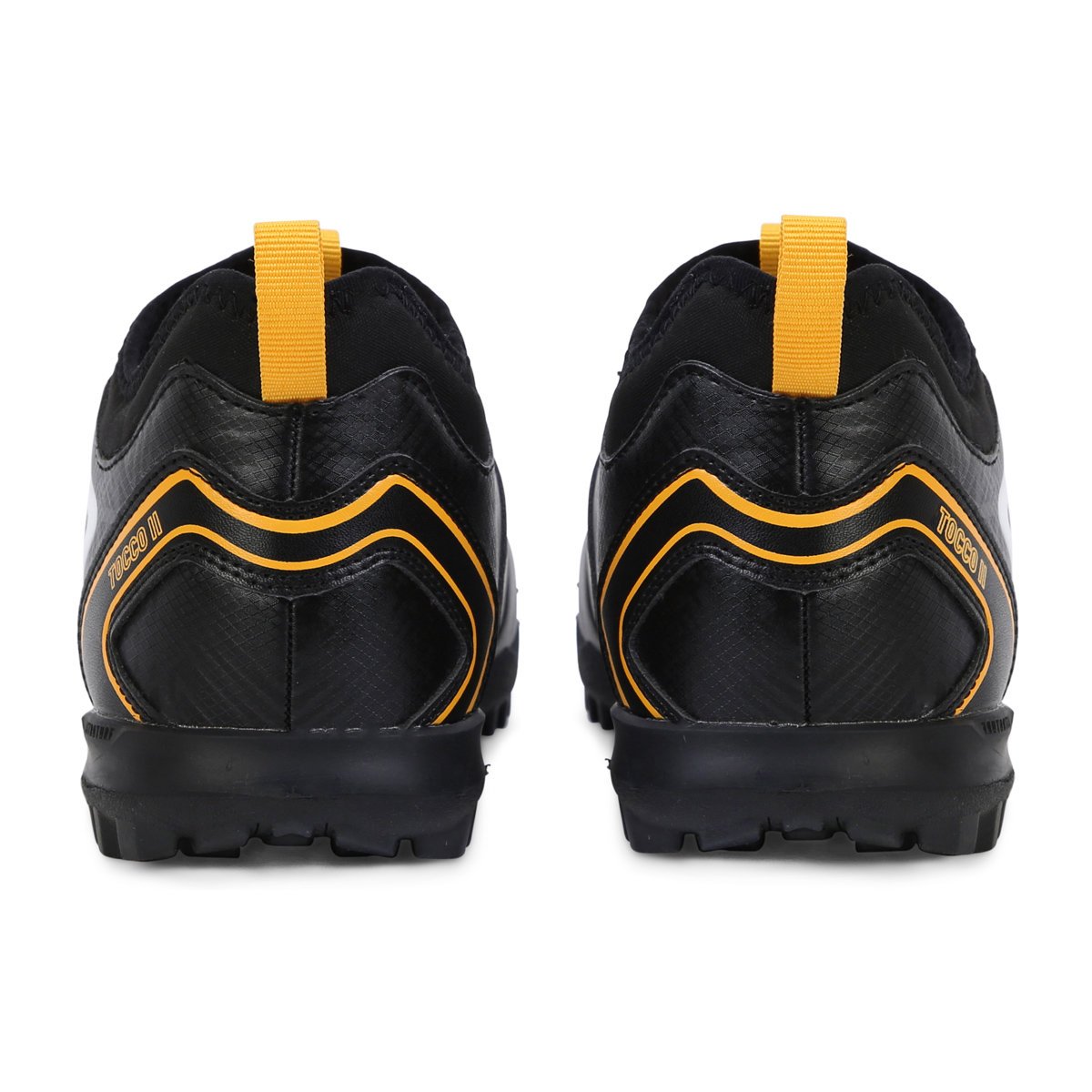 Black / White / Yellow Men's Umbro Tocco 2 Club TF Football Boots | CA-39622