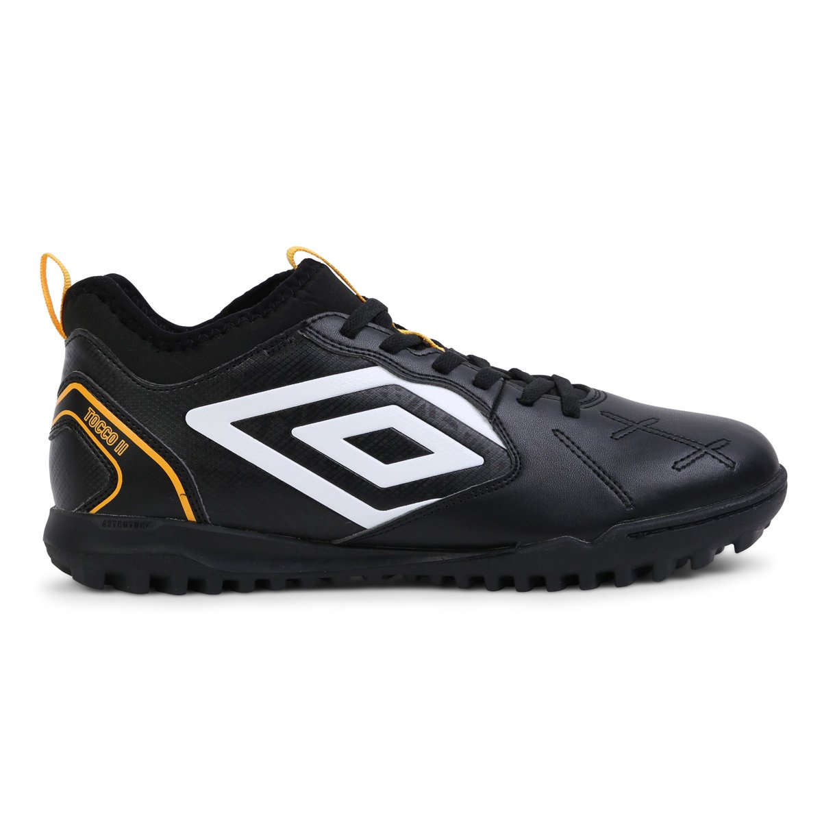 Black / White / Yellow Men\'s Umbro Tocco 2 Club TF Football Boots | CA-39622