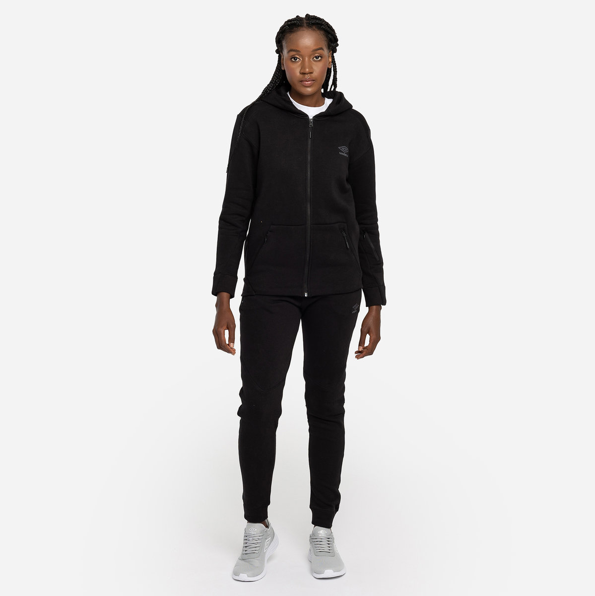 Black Women's Umbro Pro Fleece Elite Pant Trousers | CA-70775