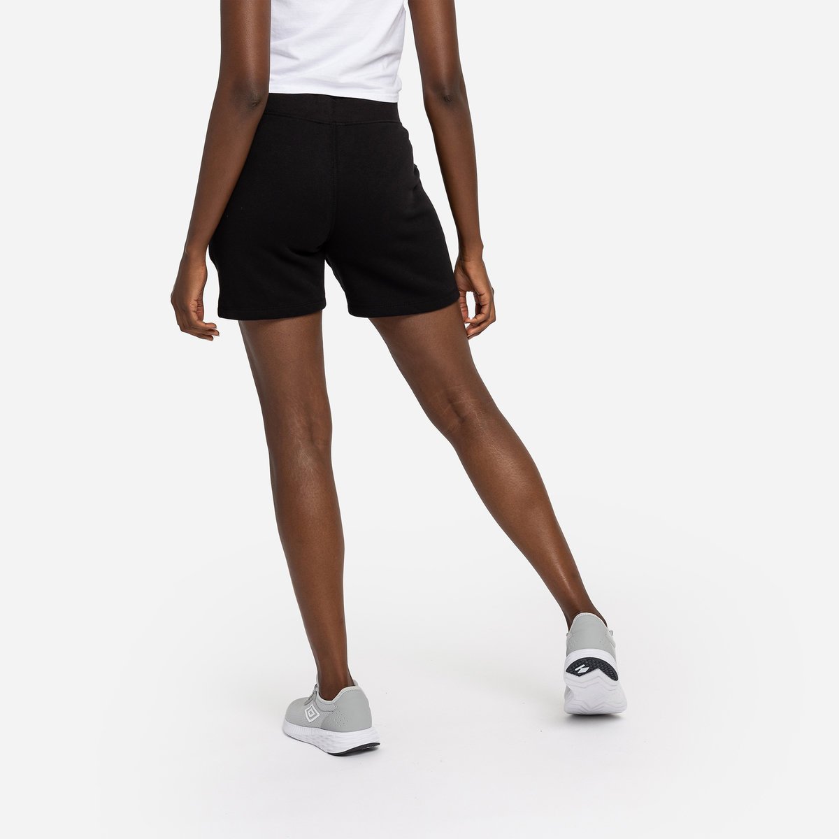 Black Women's Umbro Pro Fleece Elite Short Shorts | CA-80461