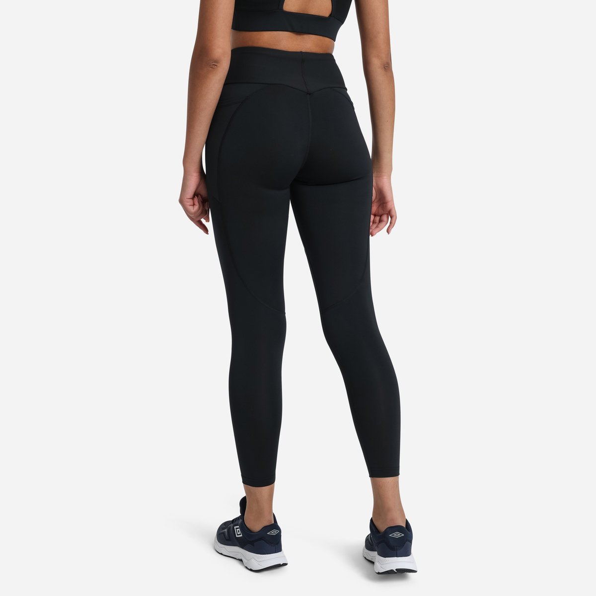 Black Women's Umbro Pro Training 7/8 Leggings Trousers | CA-83700