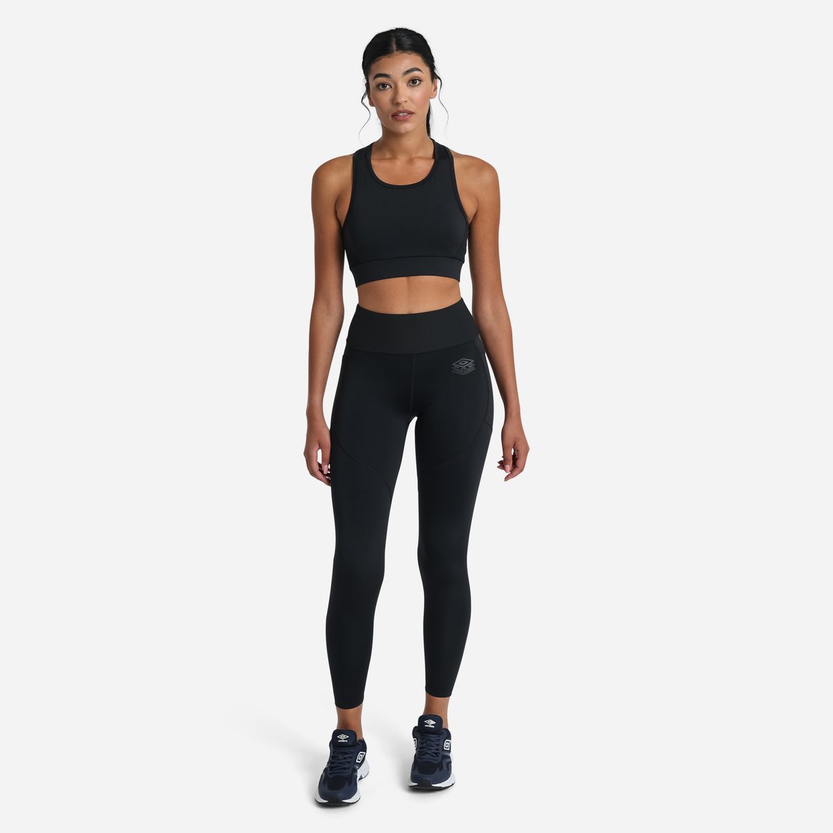 Black Women's Umbro Pro Training Sports Bra Sports Bra | CA-39027