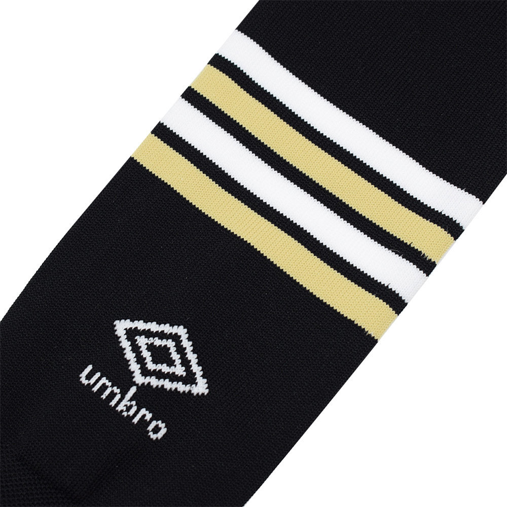 Black / Yellow Umbro Teamwear - Umbro AFC Bournemouth Football 22/23 Third Sock Football Socks | CA-15109