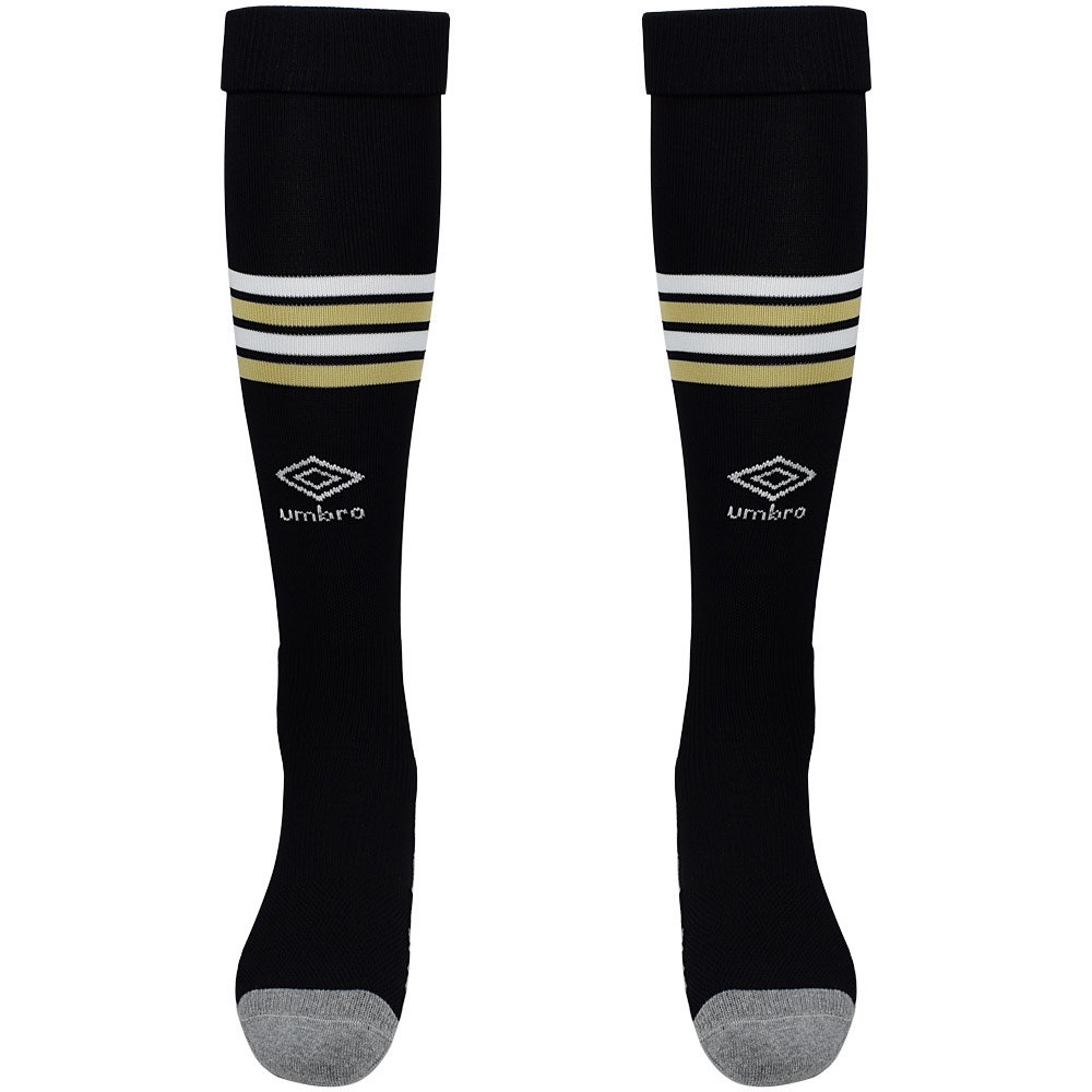 Black / Yellow Umbro Teamwear - Umbro AFC Bournemouth Football 22/23 Third Sock Football Socks | CA-15109